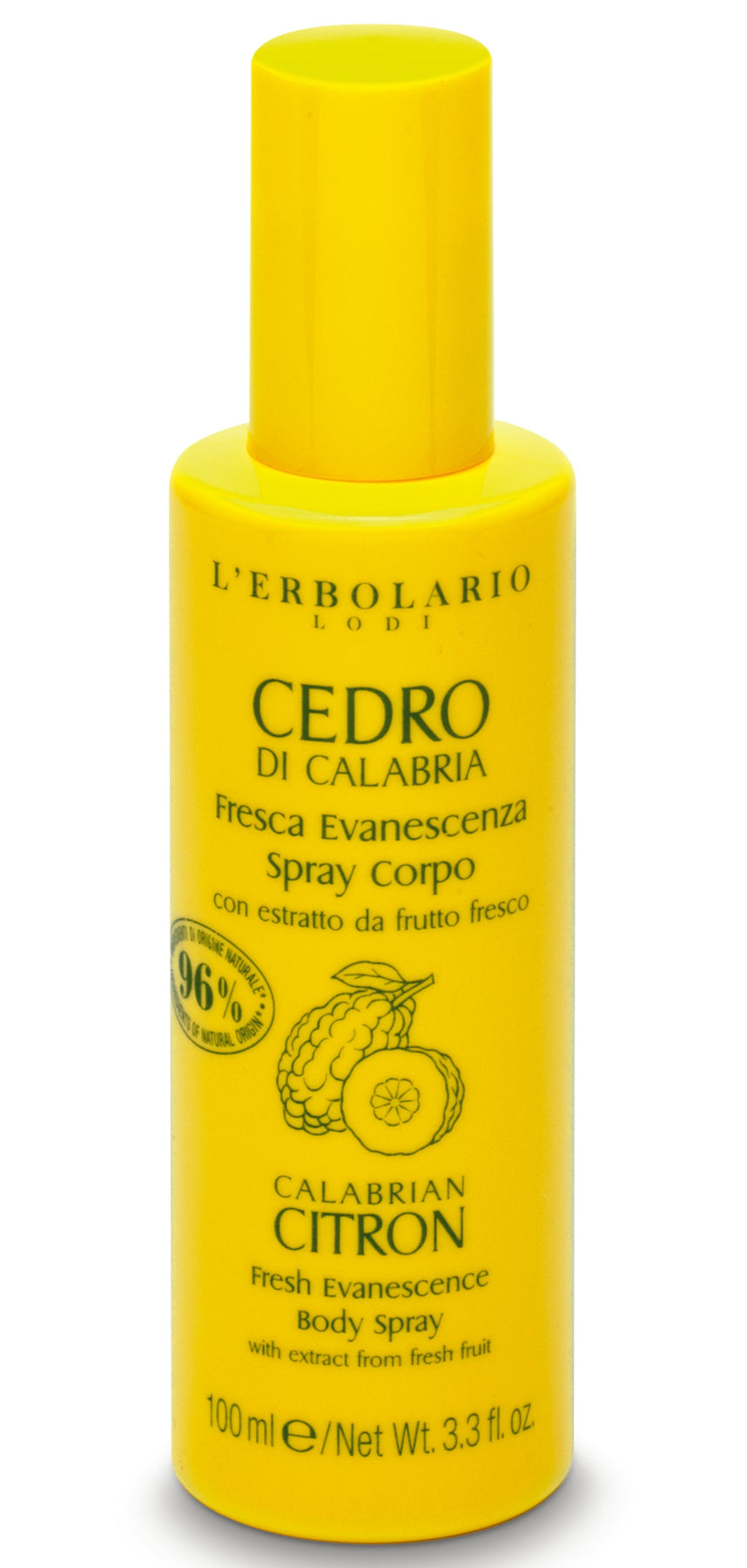 Erfrischendes Körperspray, Calabrian Citron