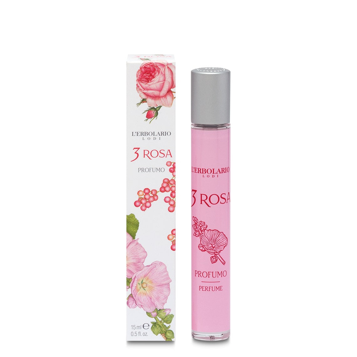 Taschenformat, 3 Rosa, Eau de Parfüm 15 ml