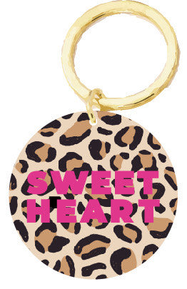 Sweetheart, Schlüsselanhänger im Leo Muster