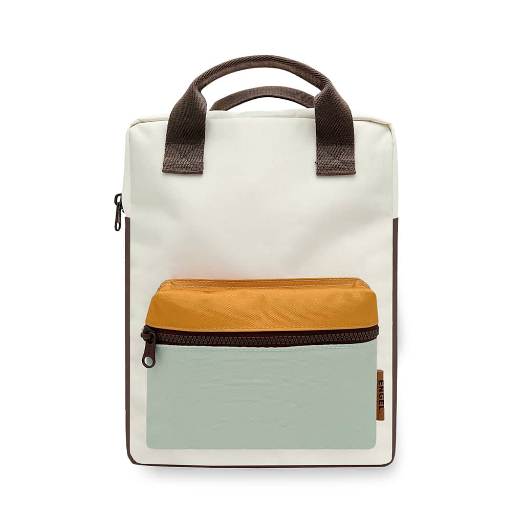 Colorblock Rucksack - Rocky Canvas - Engel.