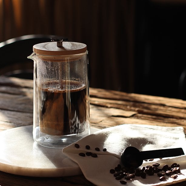 Doppelwandiger French-Press-Kaffeebereiter