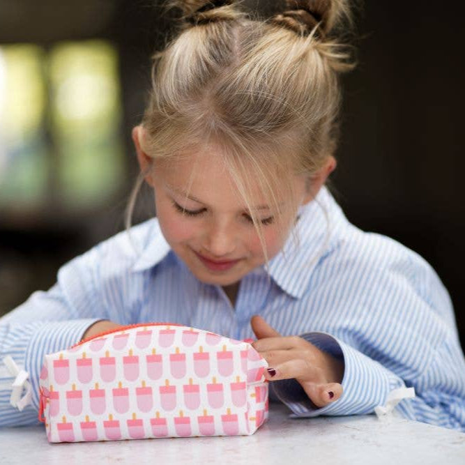 Eiscreme-Etui, Neon-Orange