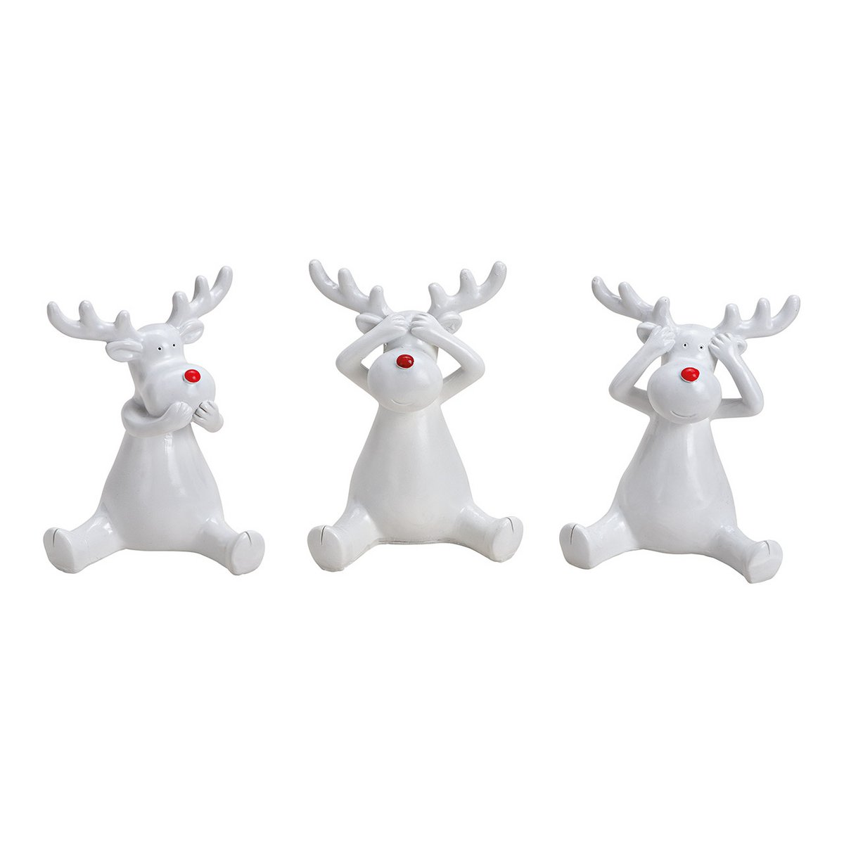 Sitzende Elche| Nicht Sehen, Nicht Hören, Nicht Sagen