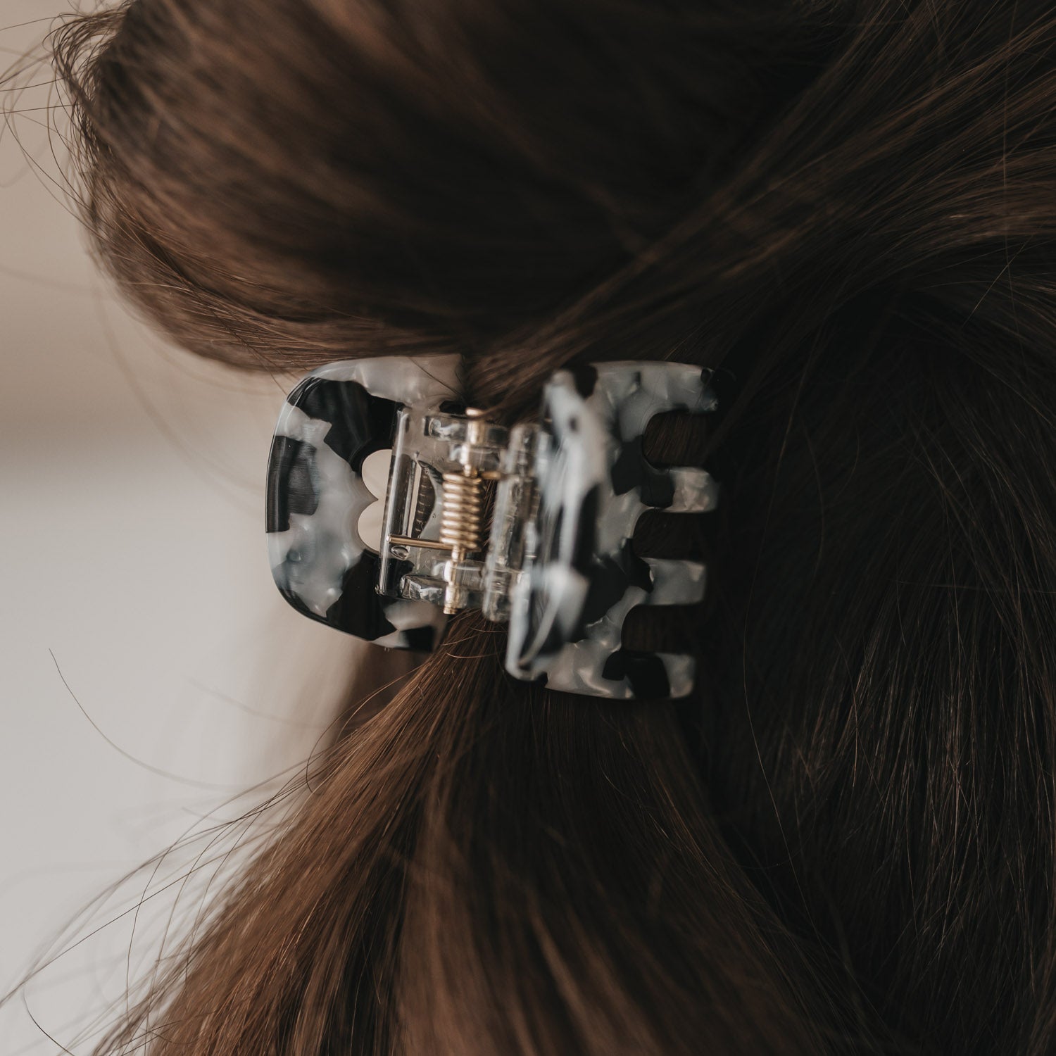 Kleine Haarspange Herz| Panda