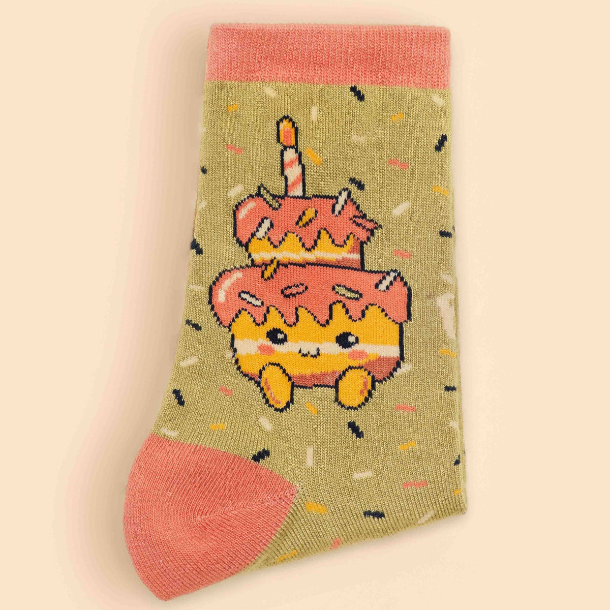 Happy Birthday Cup Cake Socken