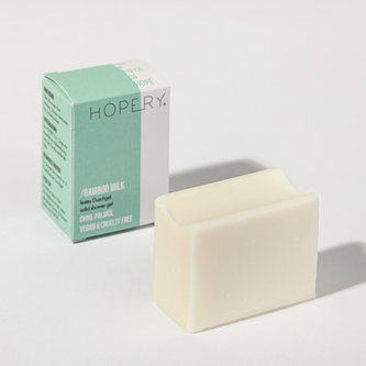 Feste Duschgel, Bambus Milch von HOPERY – zierpalast