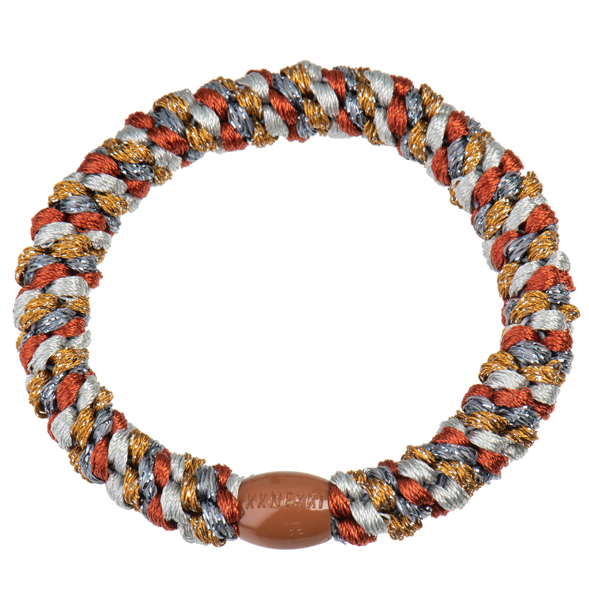 Rust-Steel-Glitter-Mix Kknekki Haargummi