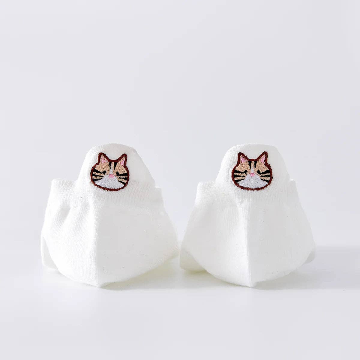 Katzen Sneaker Söckchen weiss