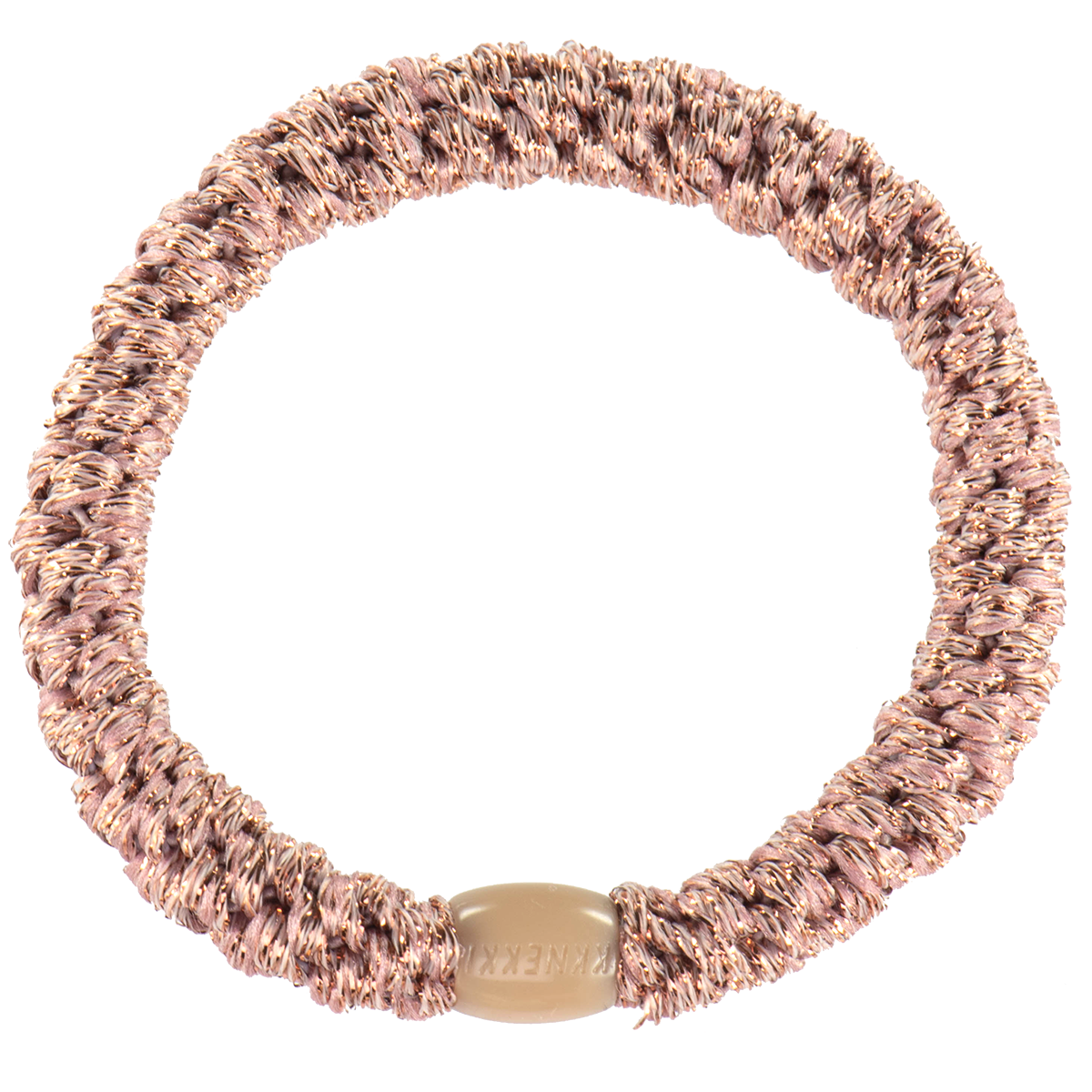 Dusty Pink Glitter Haargummi, Kknekki