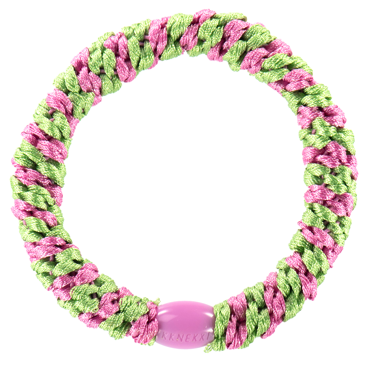 Kknekki Haargummi Grasgrün-Rosa