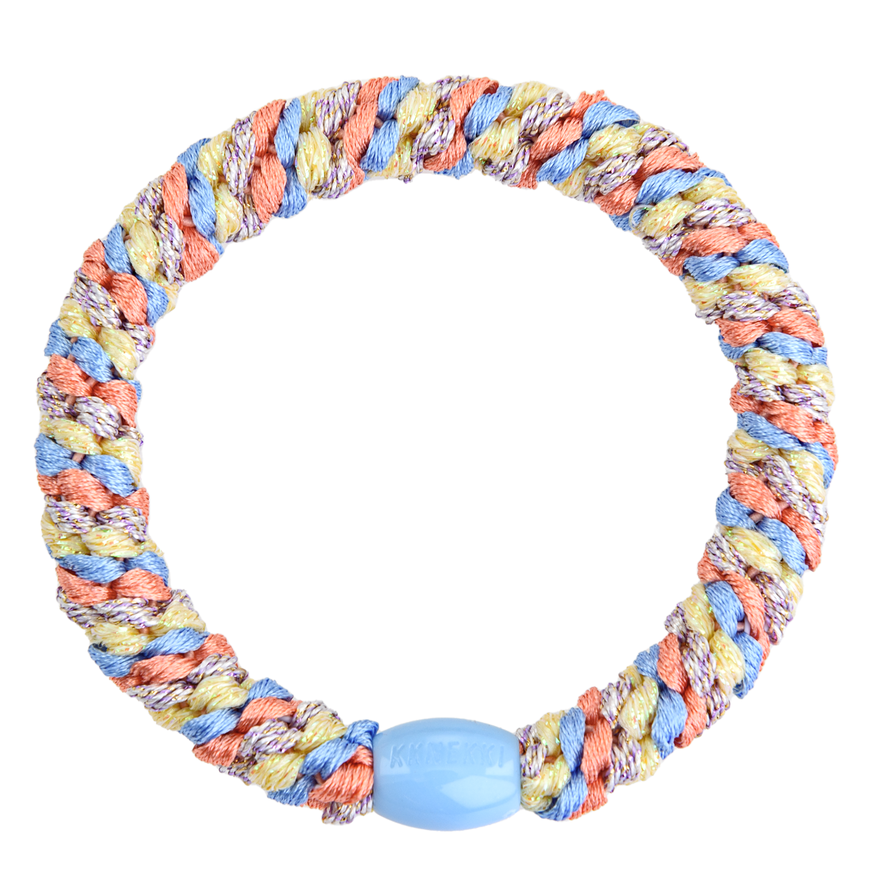 Yellow-Blue-Peach-Mix Haargummi, Kknekki Original