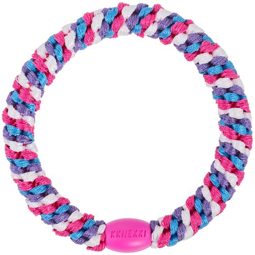 Pink-Lila-Blau-Weißes Haargummi von Kknekki