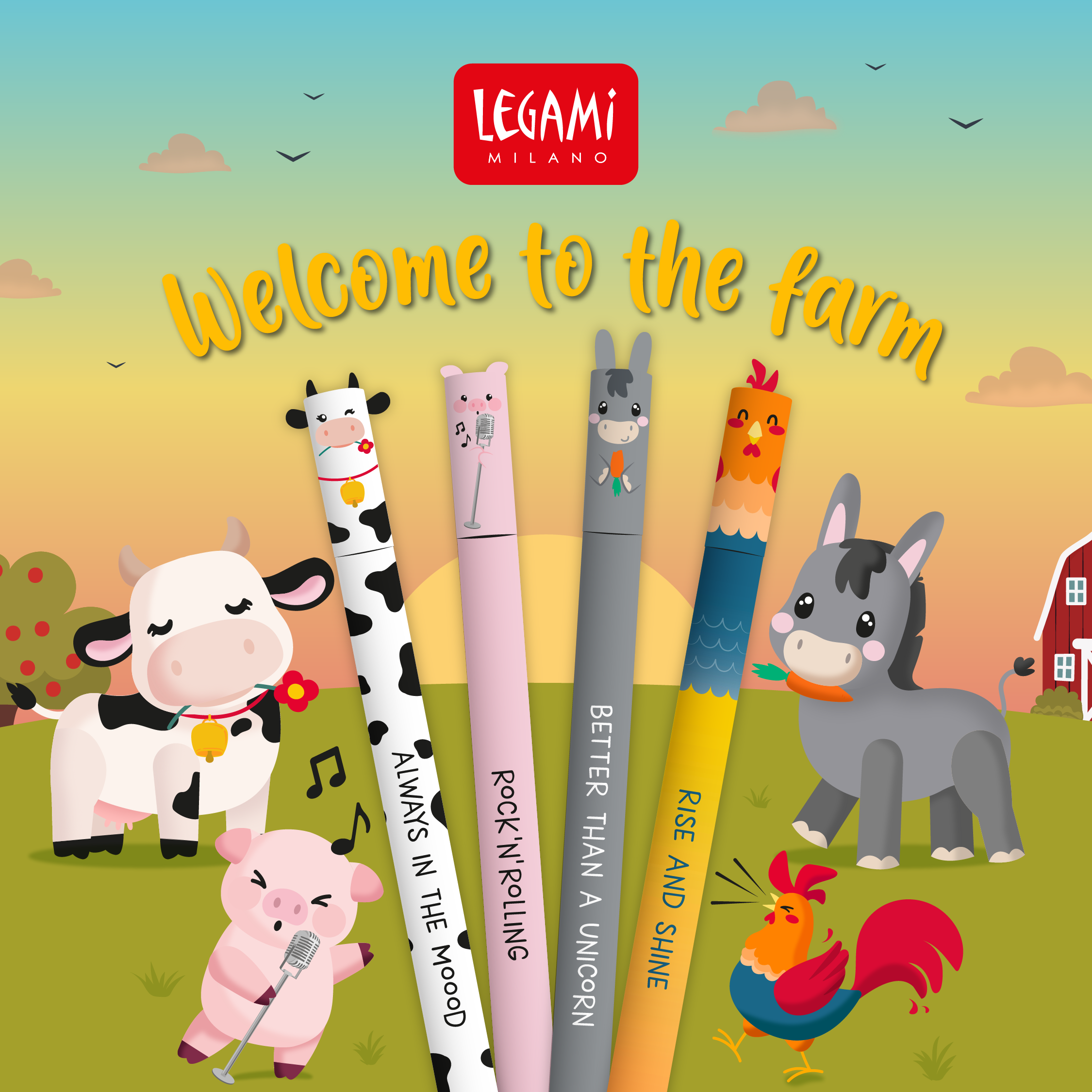 Stifte Farmtiere| LEGAMI MILANO Sonderedition|