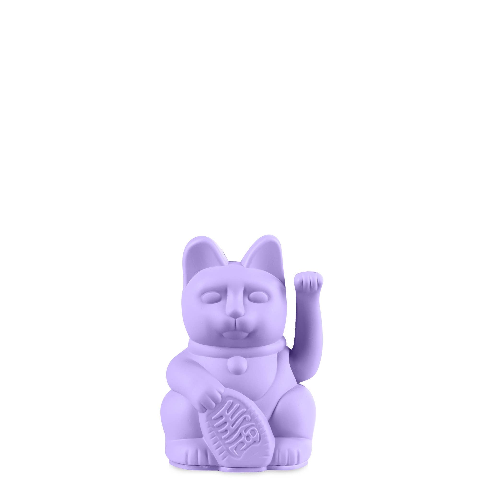 Lila Mini Winkekatze, 10 cm für Optimismus