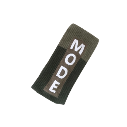 MODE BEAST olivfarbene SORTSOCKEN