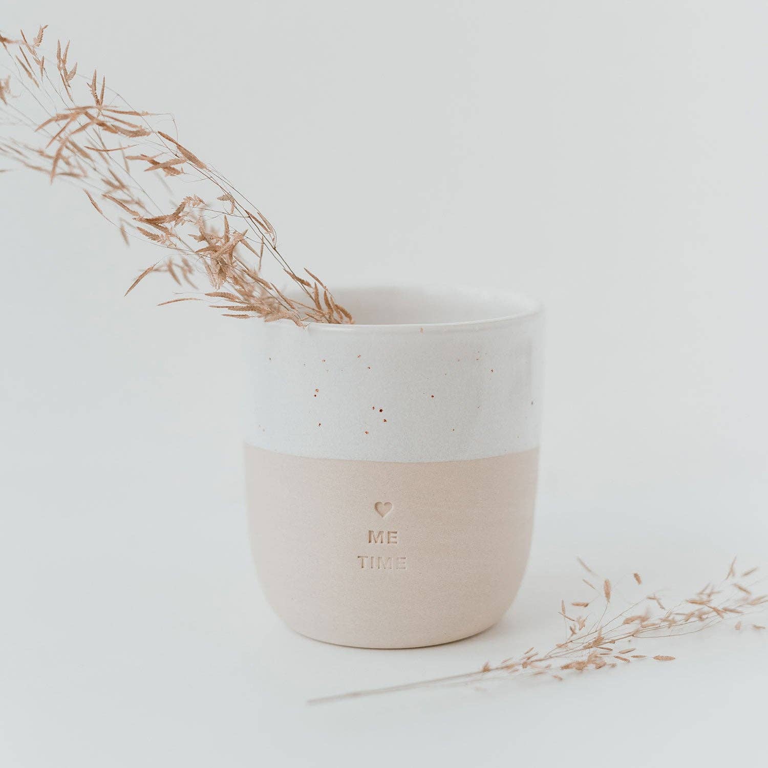 Me Time Eulenschnitt Becher mit Slogan