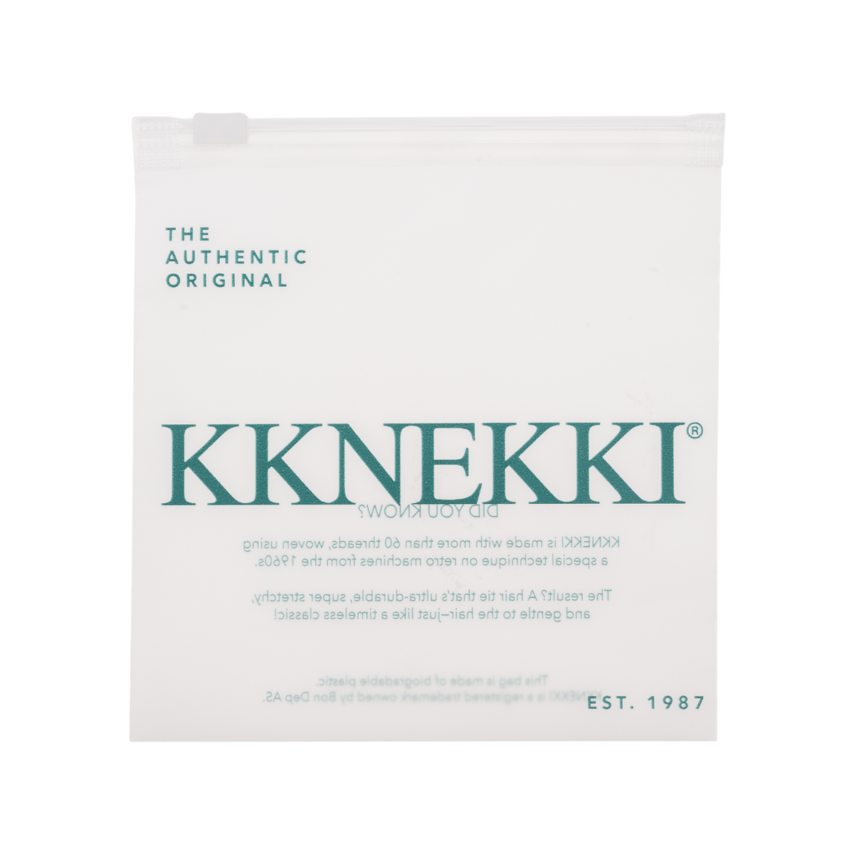 Original Aufbewahrungstüte für KKNEKKI Haargummis