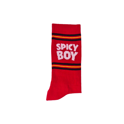 Rote Tennissocken SPICY BOY