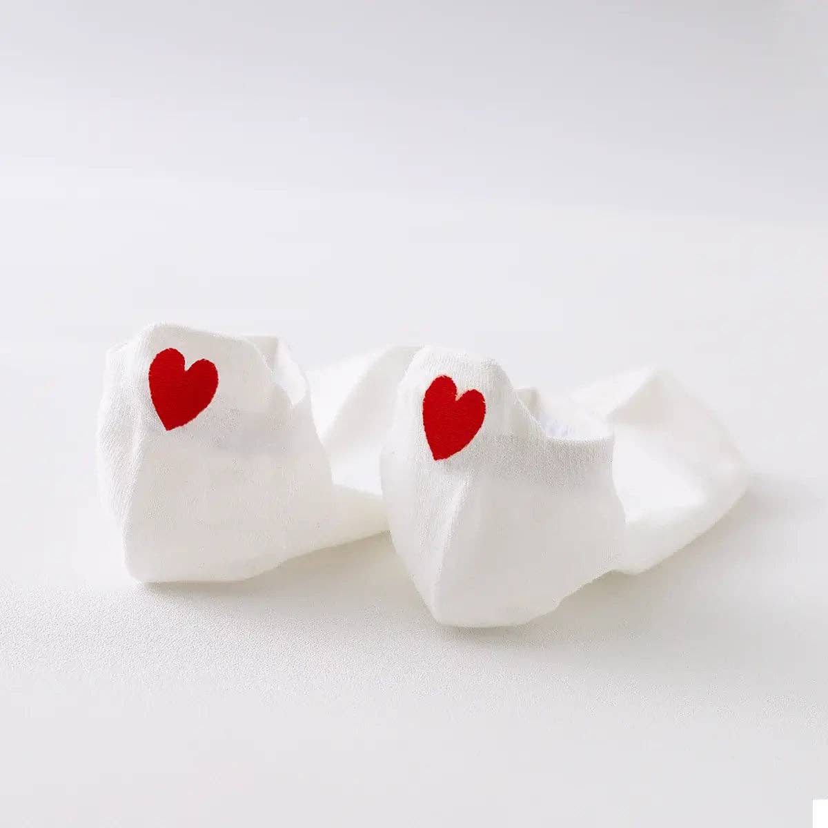 Sneaker Socken Rotes Herz