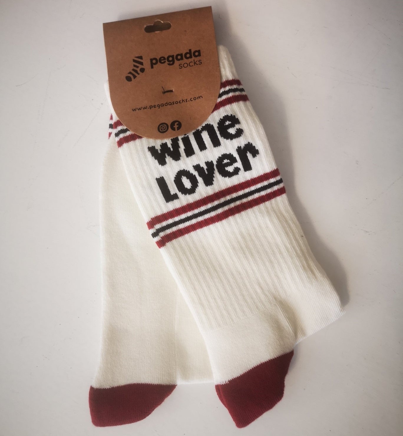 Tennis Strümpfe für Wein Liebhaber