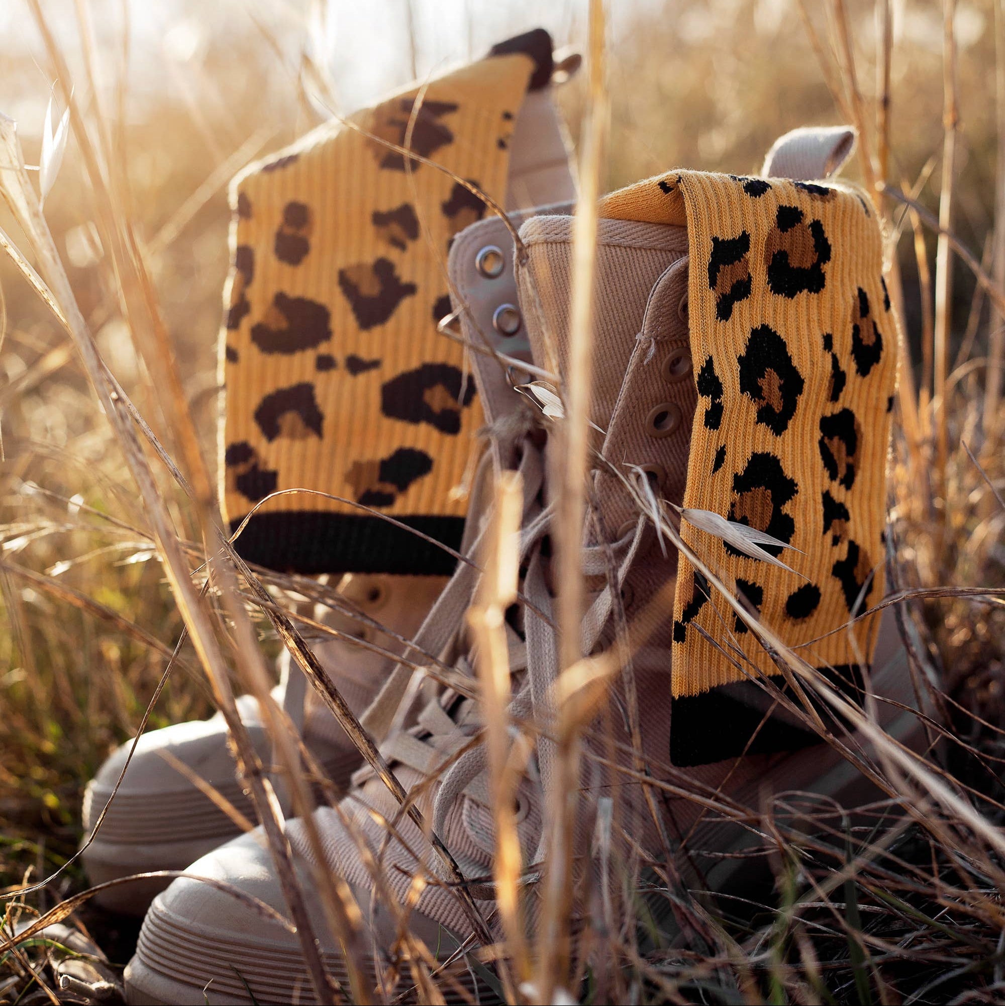 Tennissocken im Leo Design