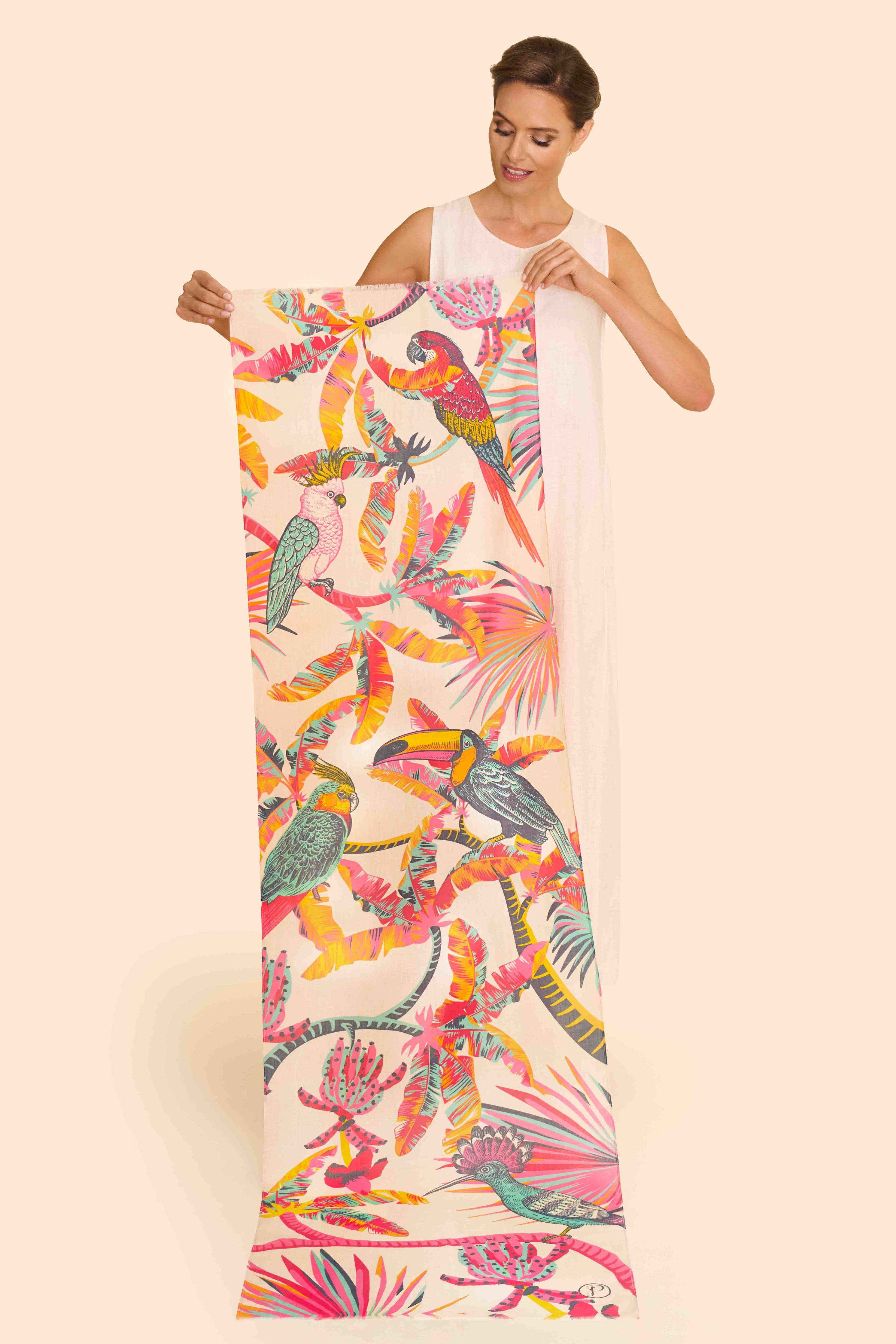 Tropisches Paradies, Schal, Powder Design