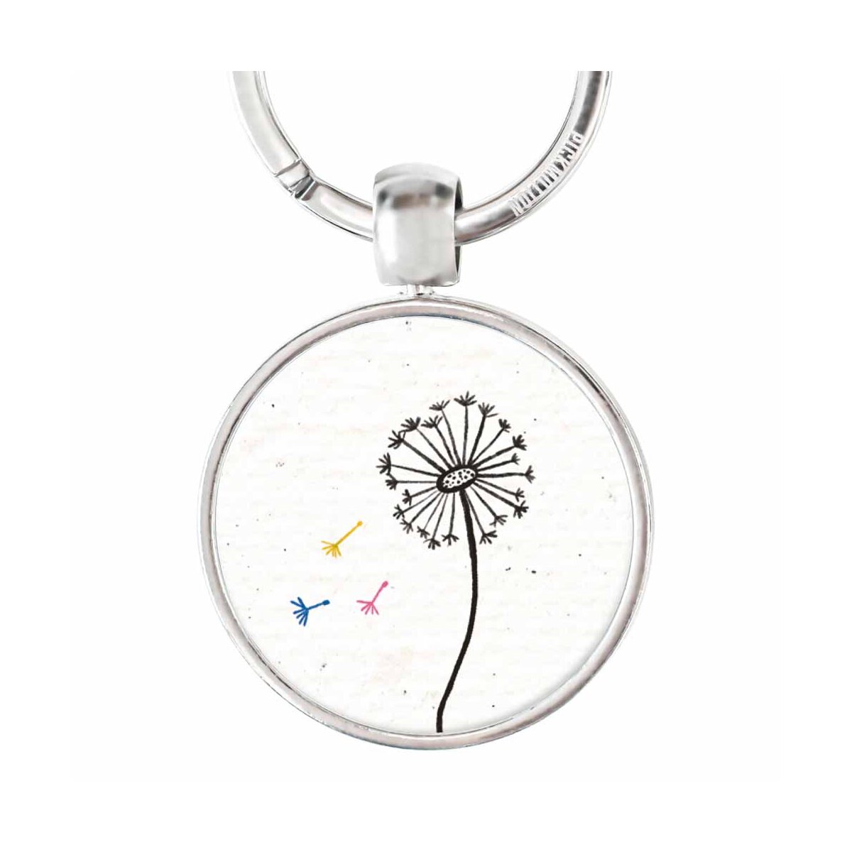 Geschenkidee, Schlüsselanhänger mit Pusteblume
