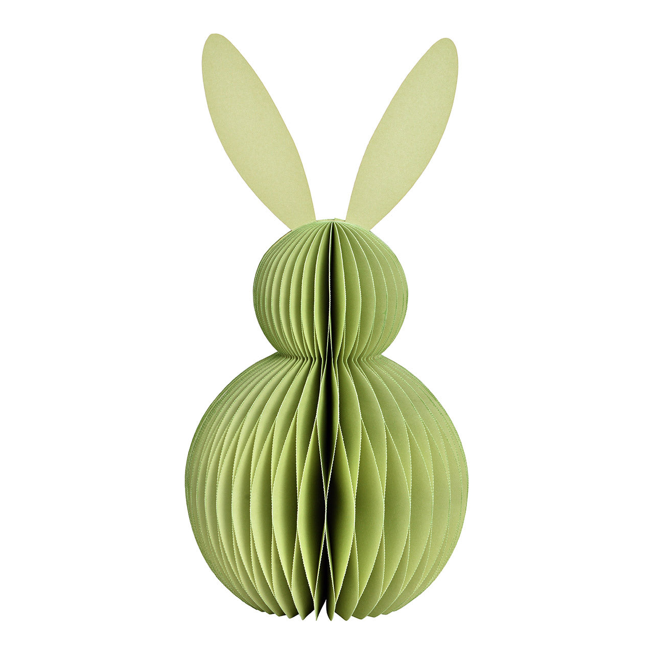 30 cm großer Honeycomb Osterhase zum Aufstellen, Osterdekoration