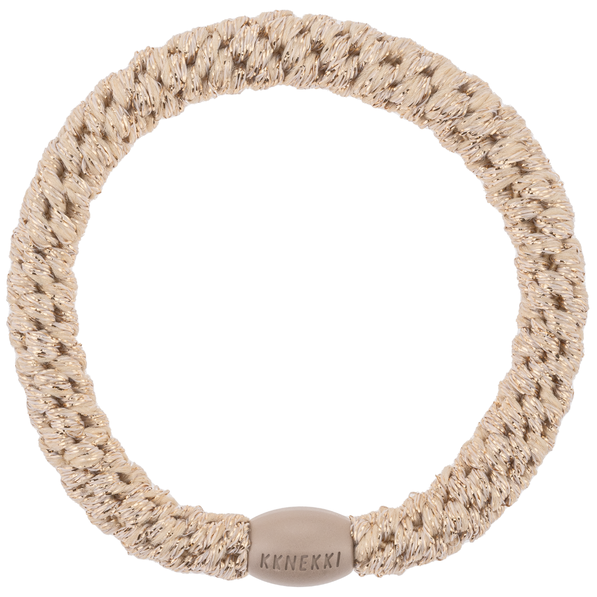Beige Glitter| Original KKNEKKI Haargummi