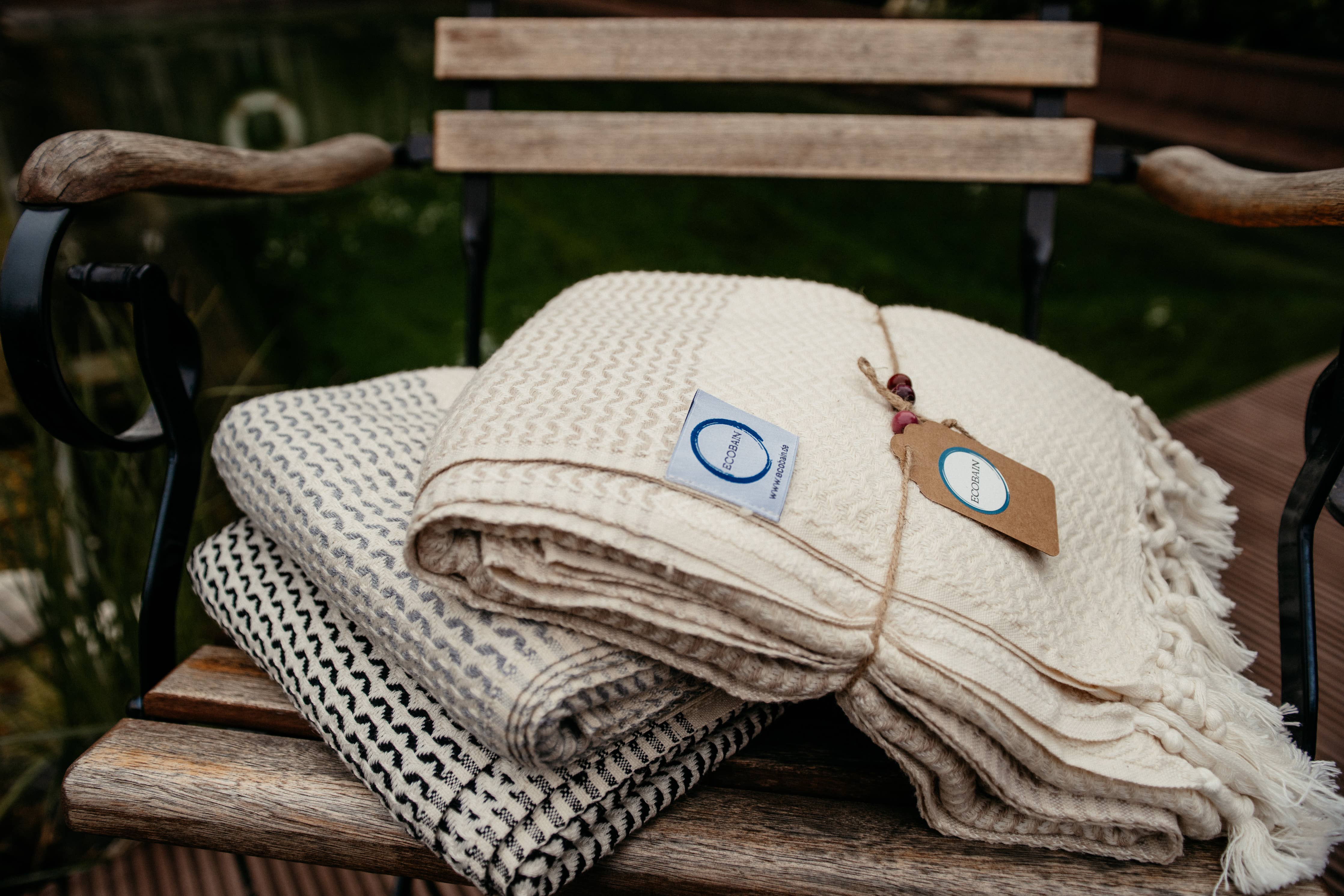 Badetuch & Schal, Lieblingstuch für die Terrasse & Couch