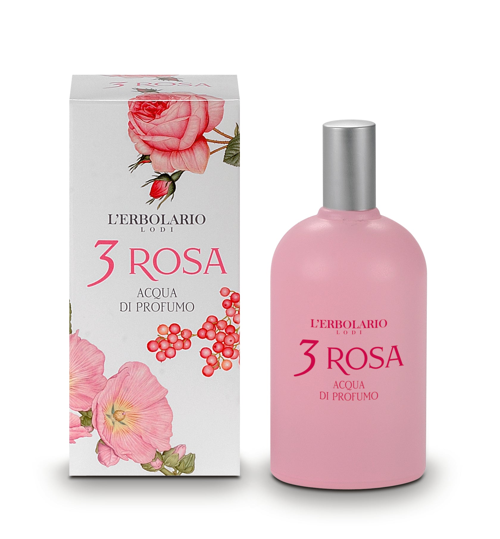 Erbolario 3 Rosa Eau de Parfum ~ Sprühflasche