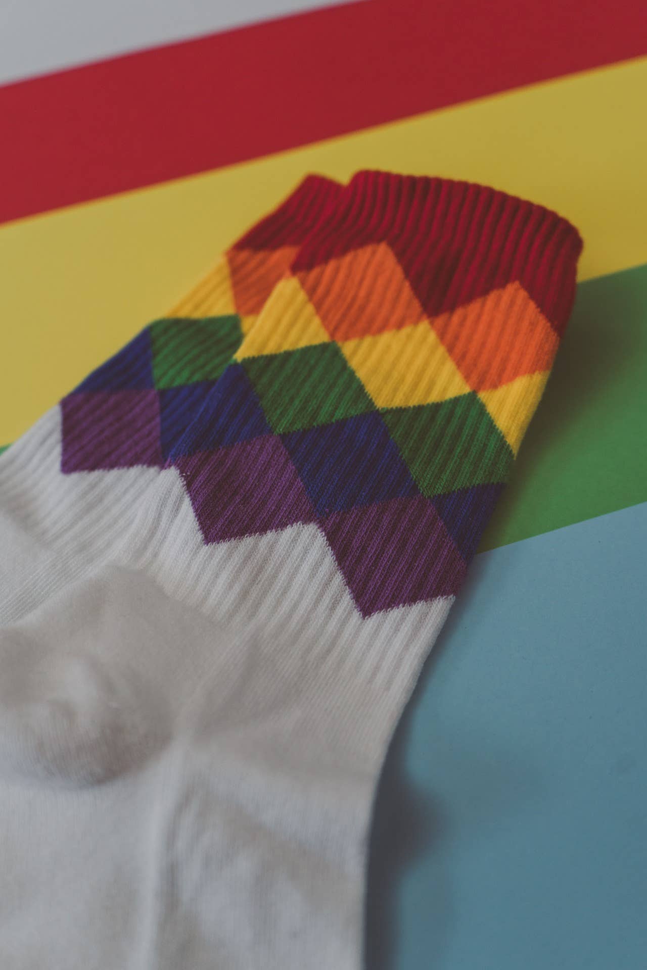 SOCKEN bunte RHOMBUSSE