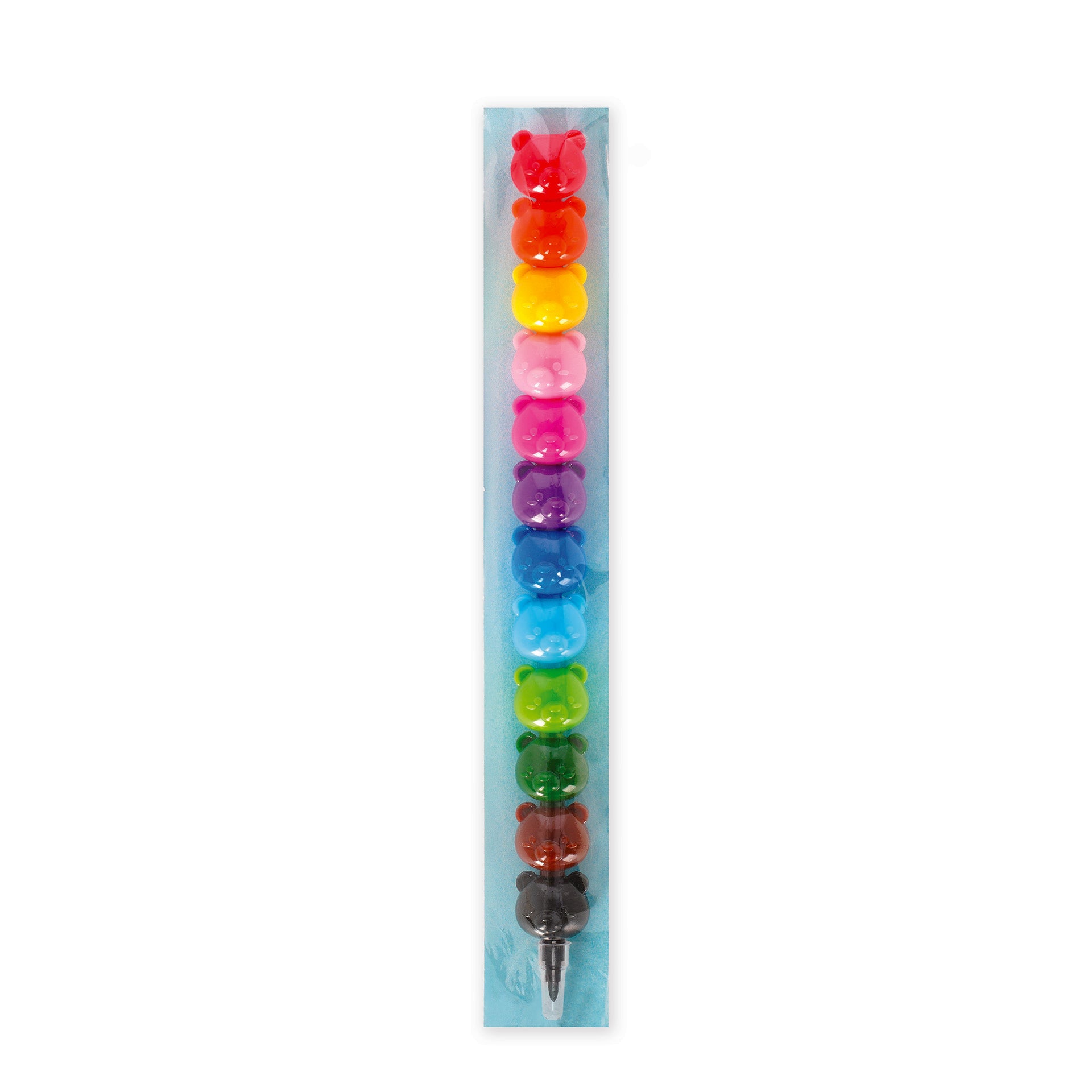 12 kleine Bärenkopf-Buntstifte