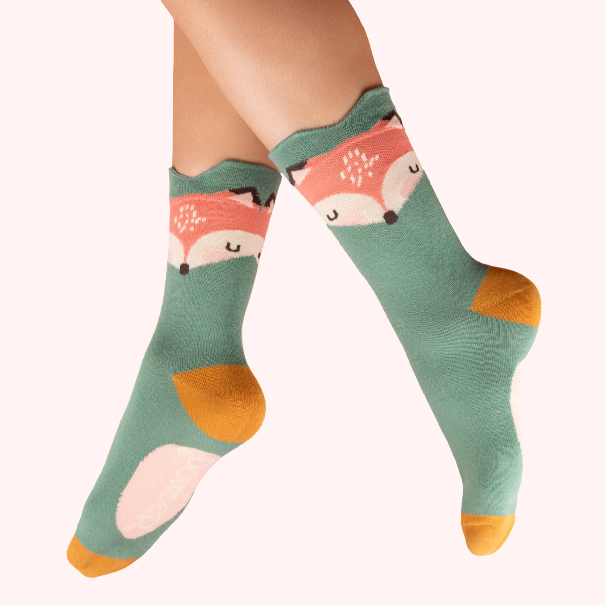 Charaktersocken - Foxy - Powder Design