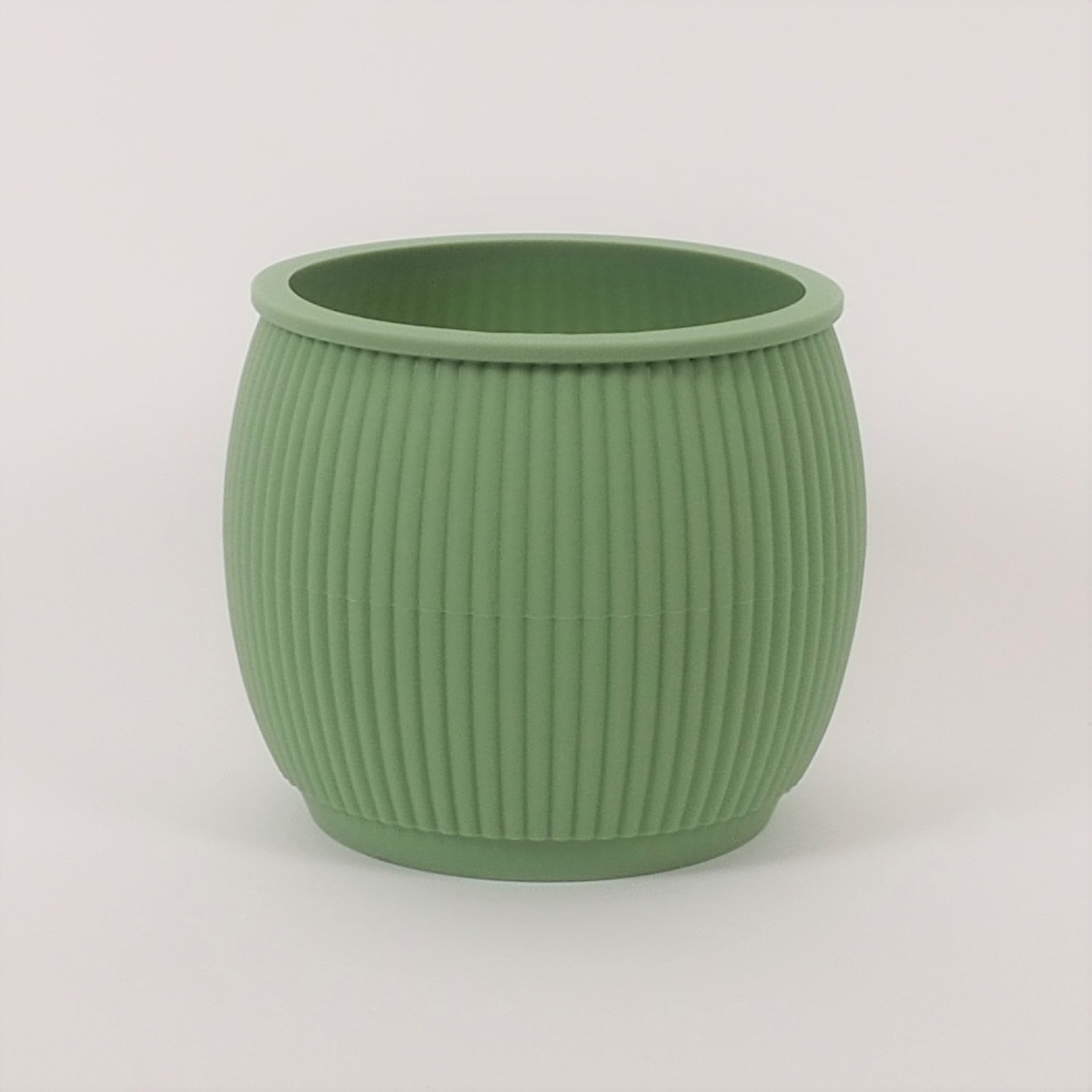 Blumentopf aus Silikon Misty Green