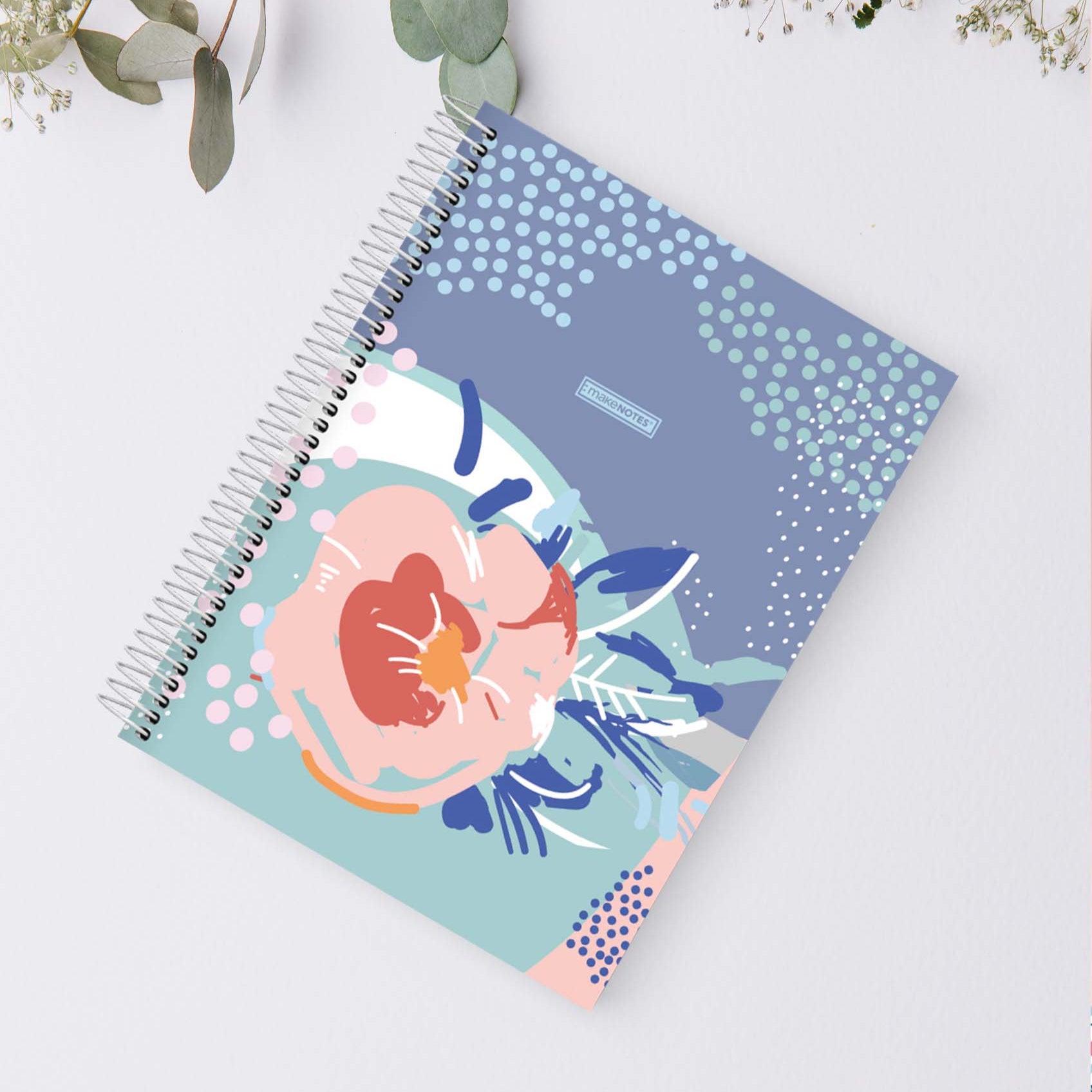 Daisy Spiralnotizbuch, A5, Hardcover, Motiv 1