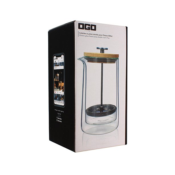 Doppelwandiger French-Press-Kaffeebereiter