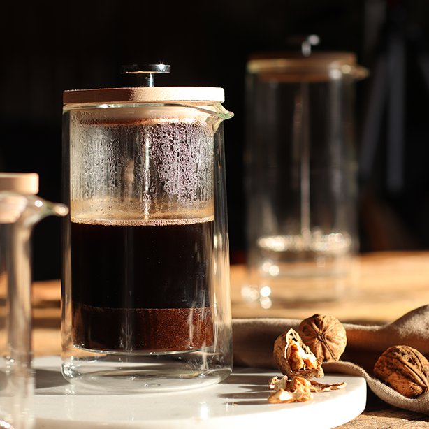 Doppelwandiger French-Press-Kaffeebereiter