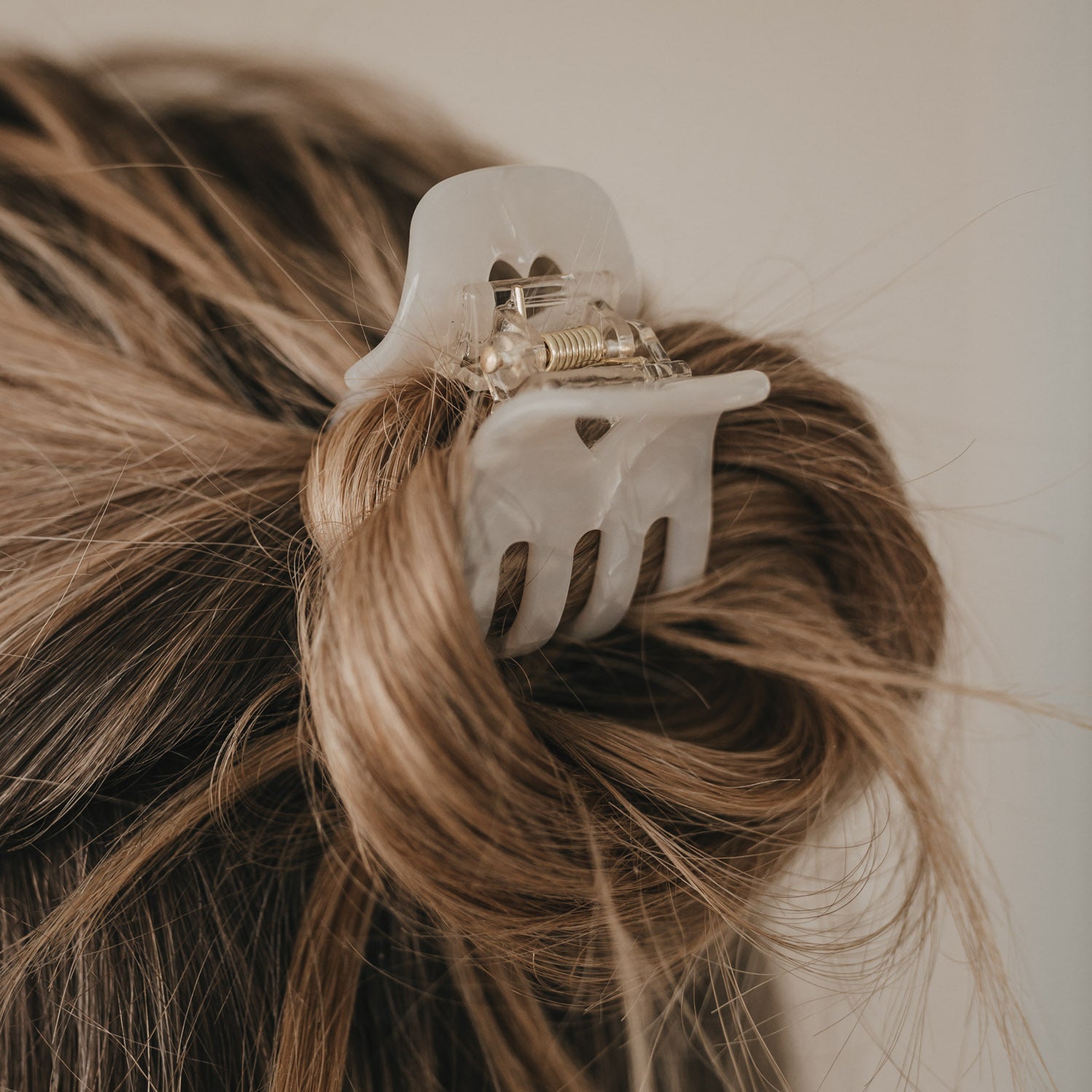 Edle Haarspange Herz| Pearl| Klein
