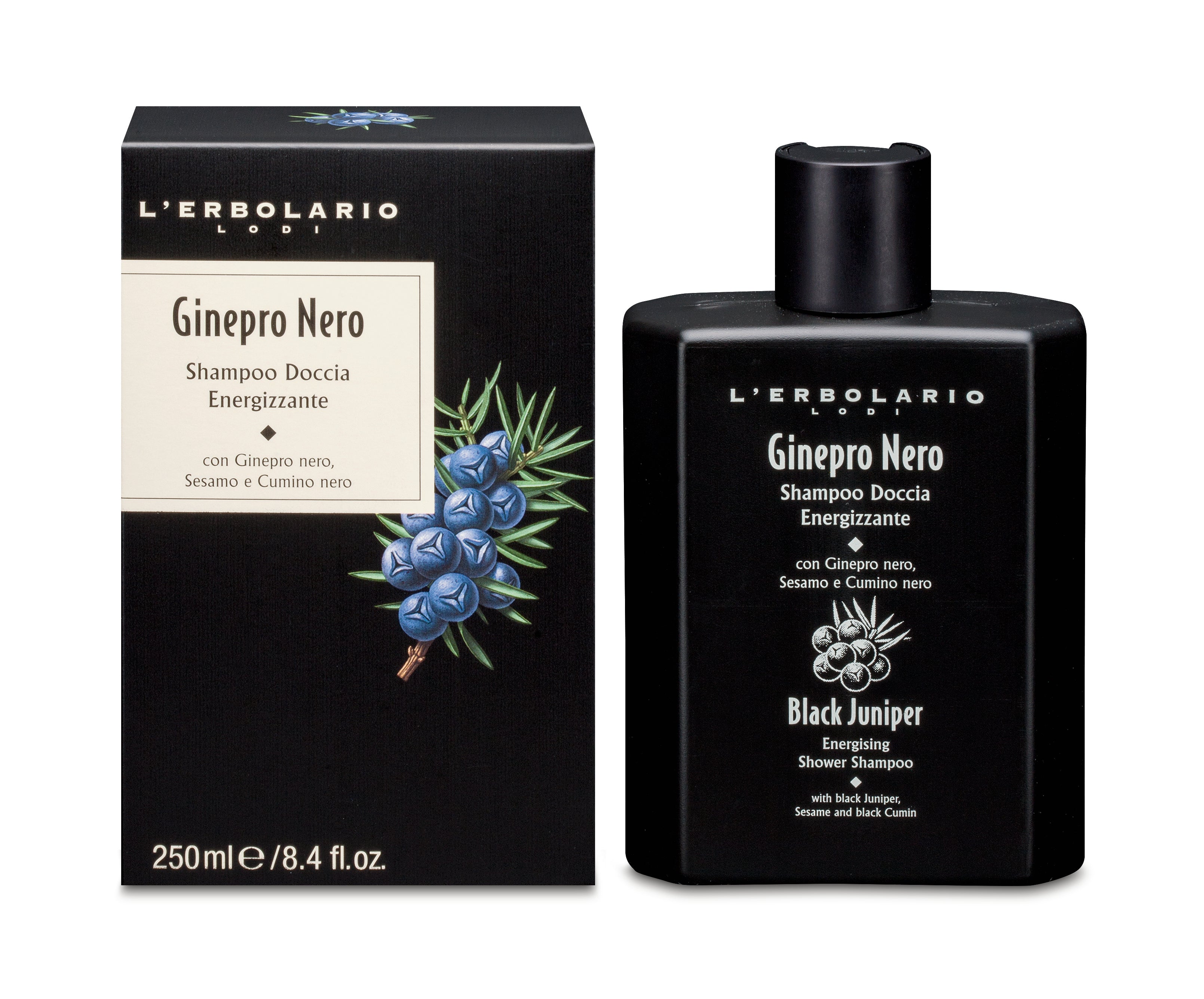 Energiespendendes Duschshampoo Black Jupiter