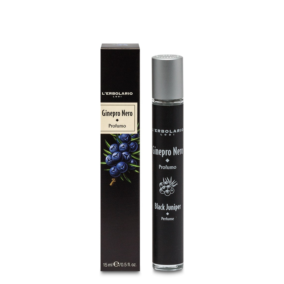 Ginepro Nero, Schwarzer Wacholder Duft für Unterwegs, 15 ml