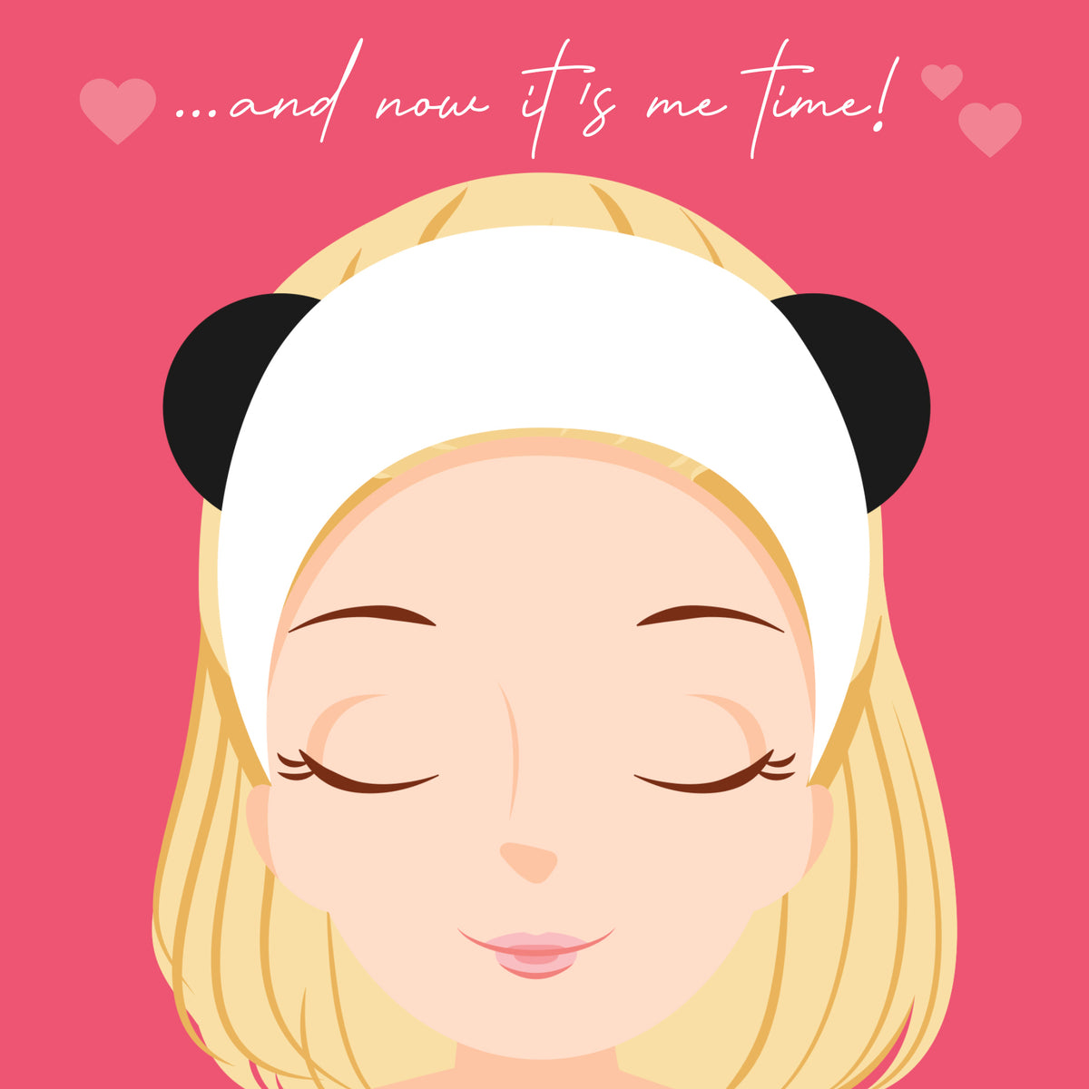 Stirnband - Me Time - Panda