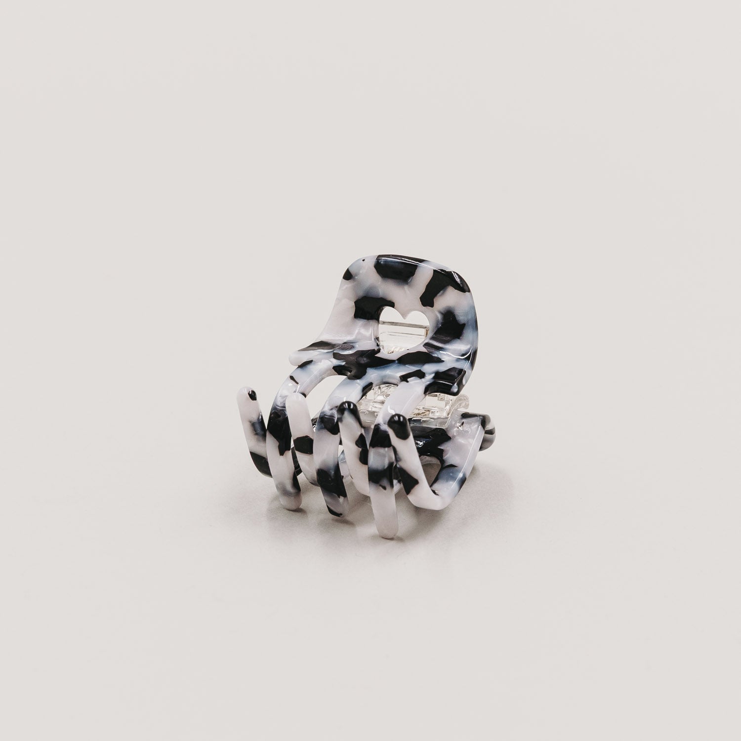 Kleine Haarspange Herz| Panda