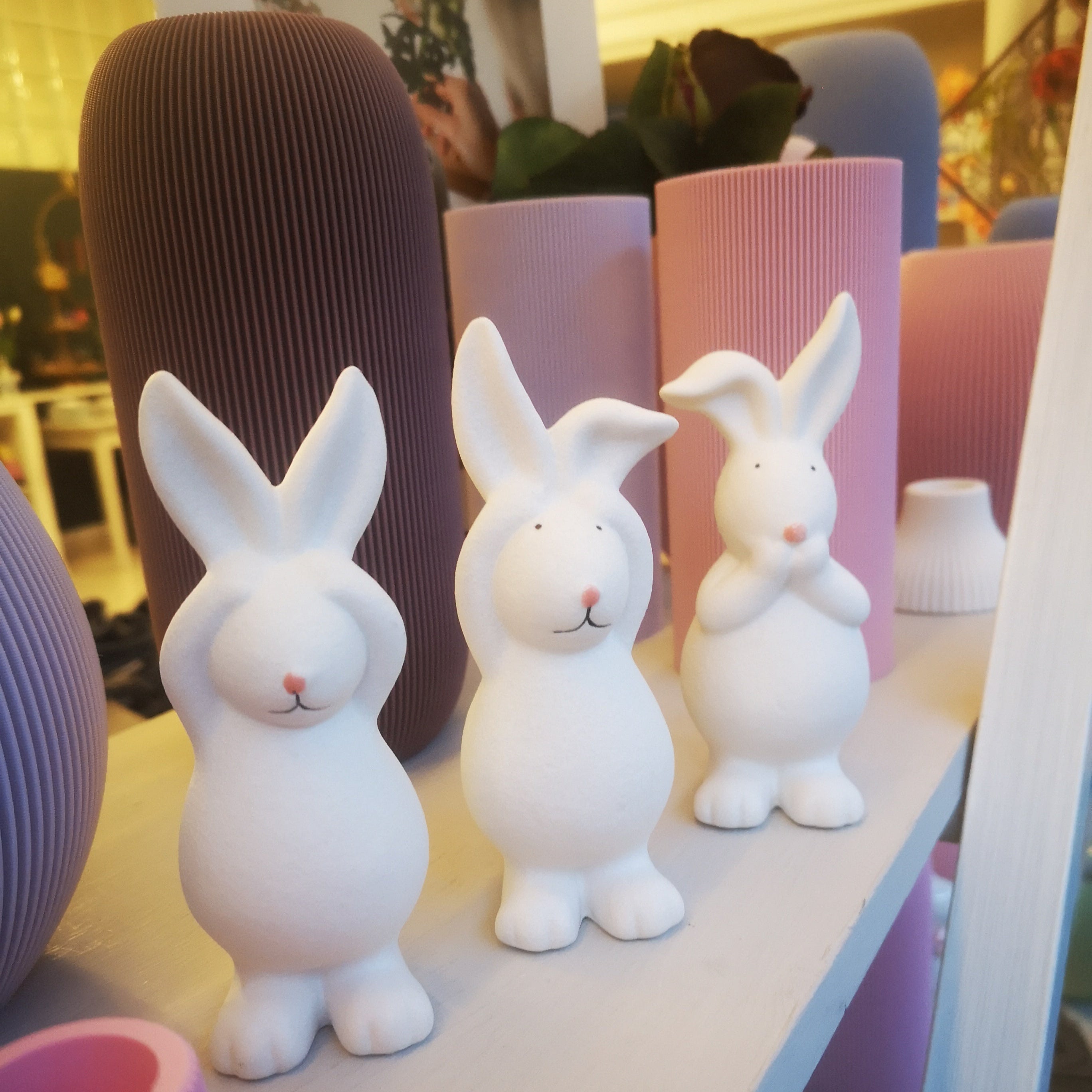 Hasen Nichts Sehen, Nicht Hören, Nichts Sagen, Osterdekoration
