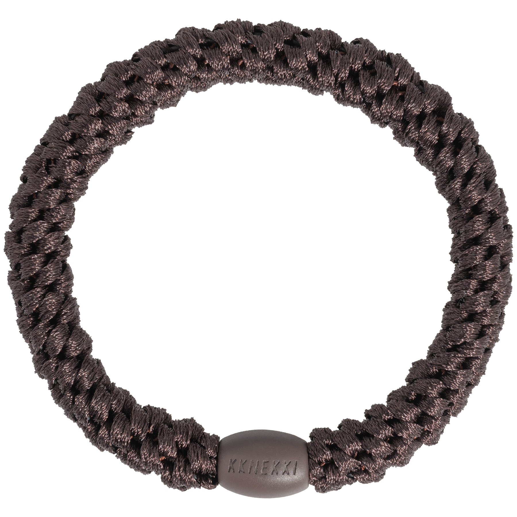 Original KKNEKKI Haargummi Dunkelbraun