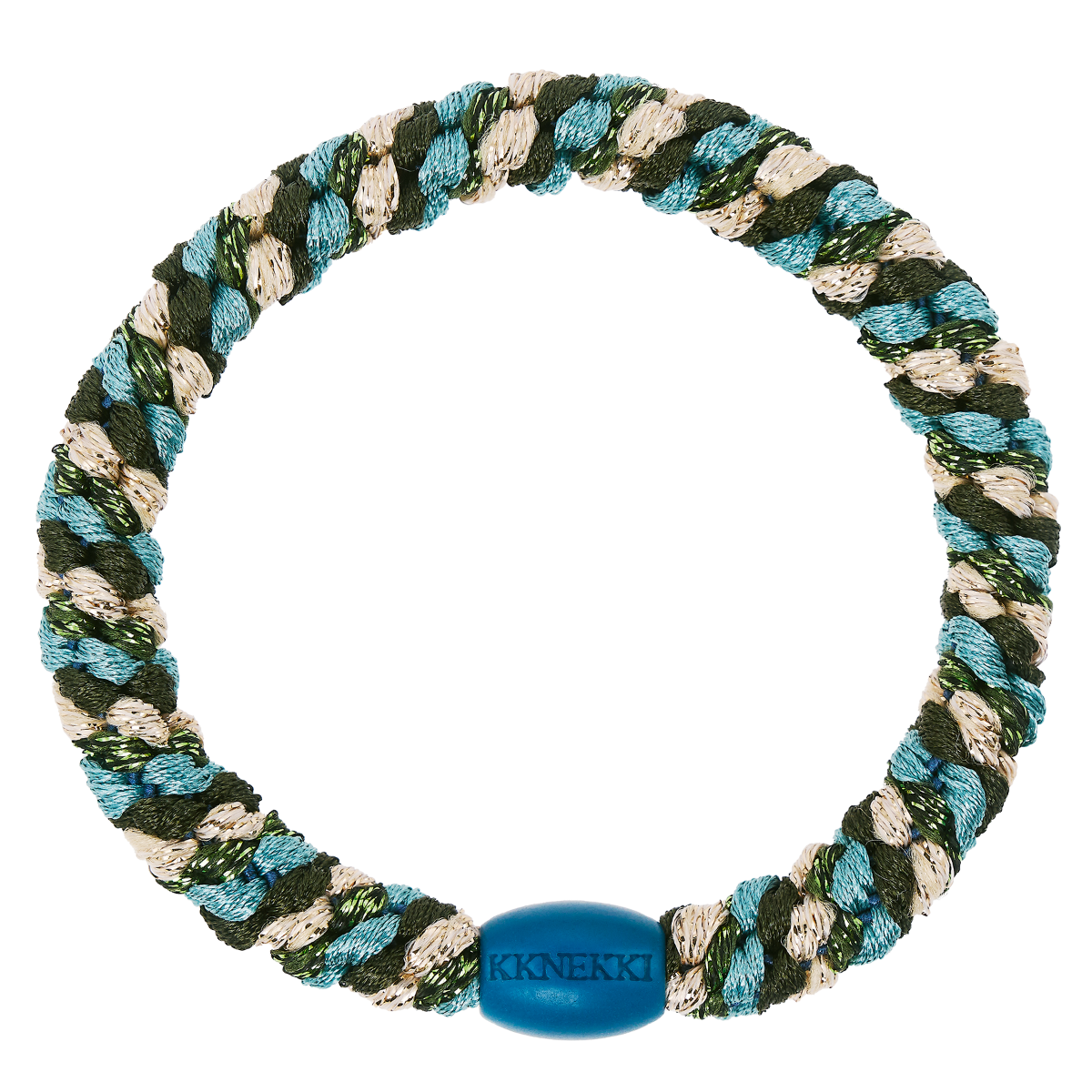 KKNEKKI Mix army teal| Haargummi