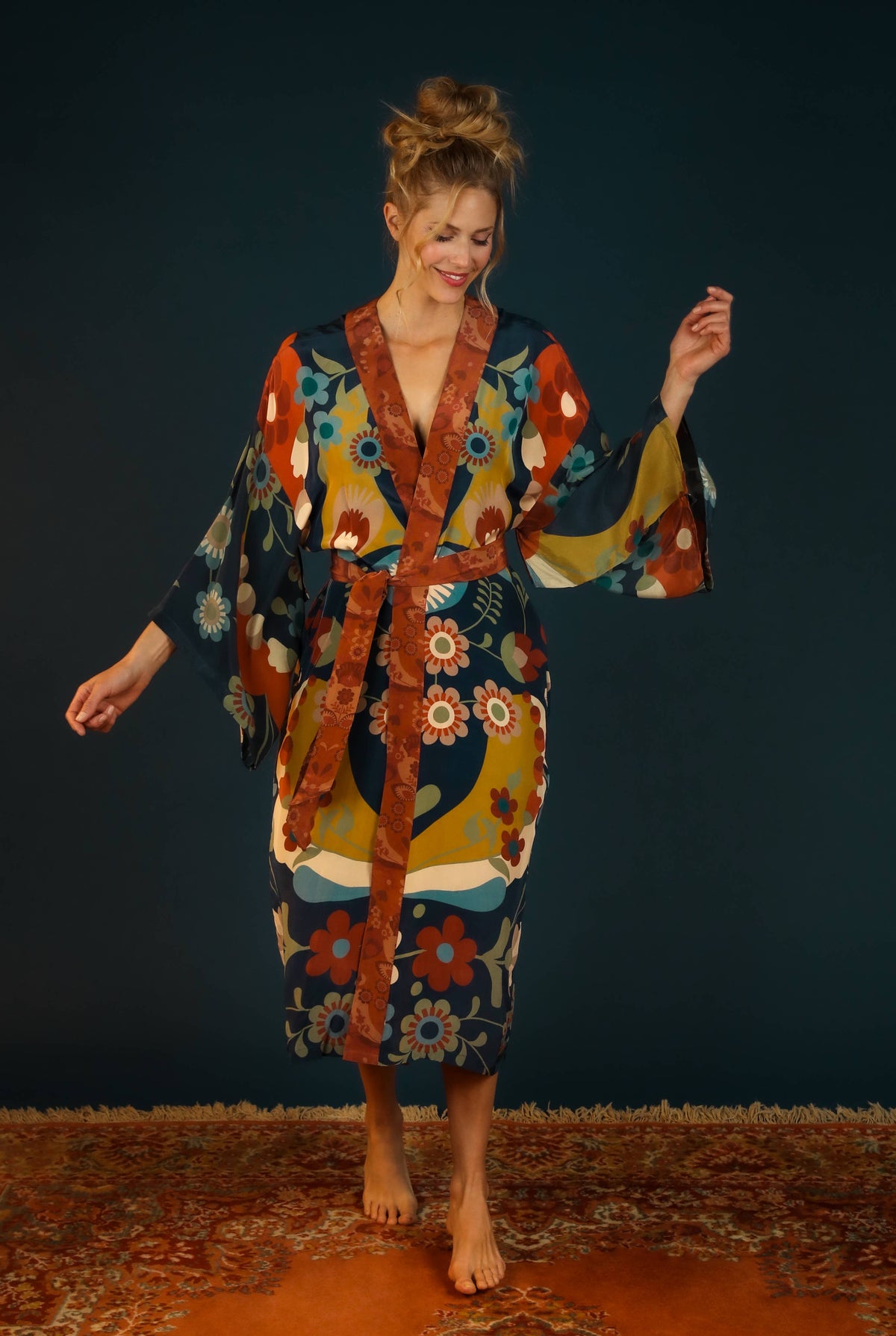 Skandinavisches Kimonokleid| Powder Design Loungewear im zierpalast
