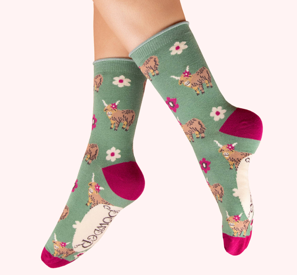 Knöchelsocken - Hochlandrinder