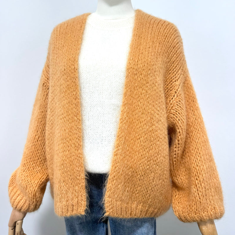  Cardigan Helles Orange
