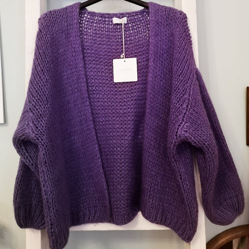 Lila Strick-Cardigan
